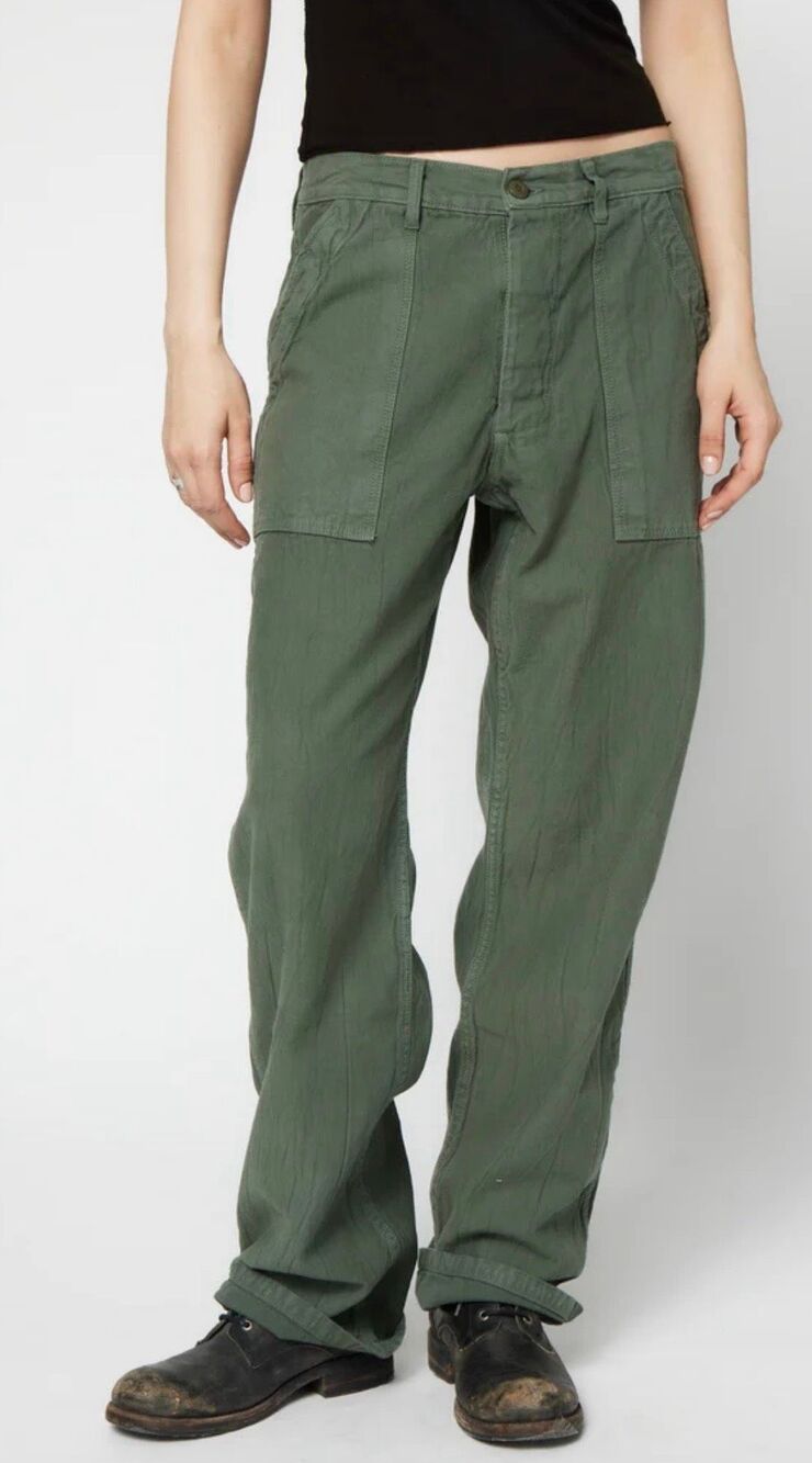 NSF SRPLS Baker Pant in Dyed Sage NWT Size 31